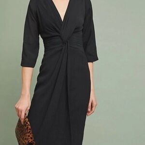 Moulinette Soeurs by
Anthropologie
Size 04P Black Cocktail dress